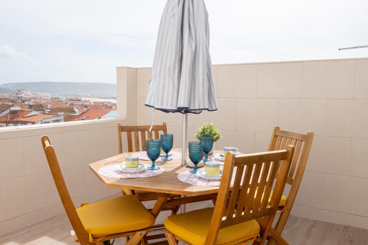 Olhos D'Agua - Penthouse Lägenhet Nazaré Exteriör bild